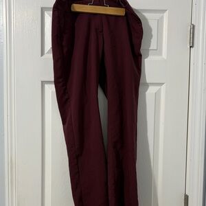Apt. 9 Women's Burgundy Straight-Leg Trousers